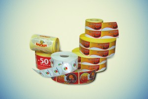 Самоклеющаяся этикетка